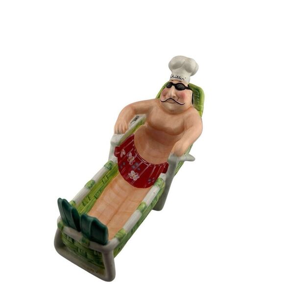 Mud Pie Cheese Cracker Snack Chillin Dish Pool Summer NO SPREADER - Picture 3 of 5